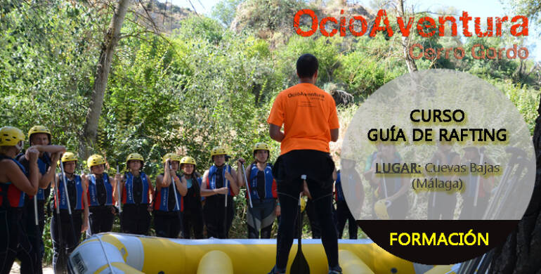 Curso guía de rafting en Andalucia