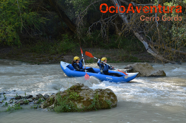 Kayak en río. Río Genil - Málaga - Córdoba