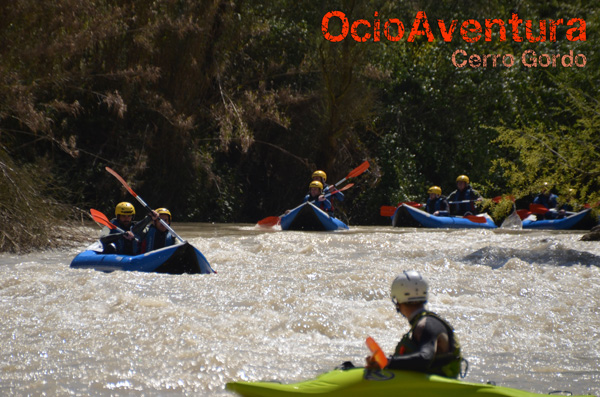 Canoraft en el Río Genil - Andalucía